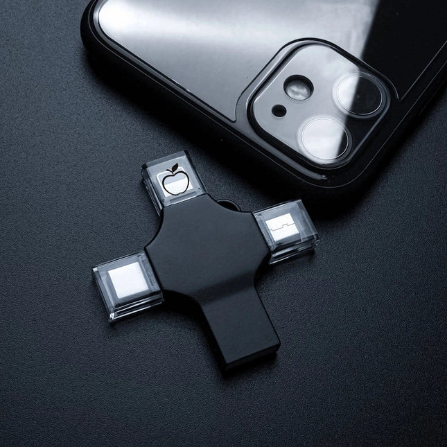256GB Multi USB-Drive 4in1 (Apple/Android/USB-C/Windows)