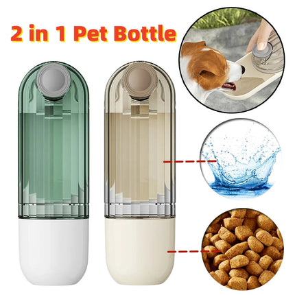 2in1  Pet Feeding Bottle